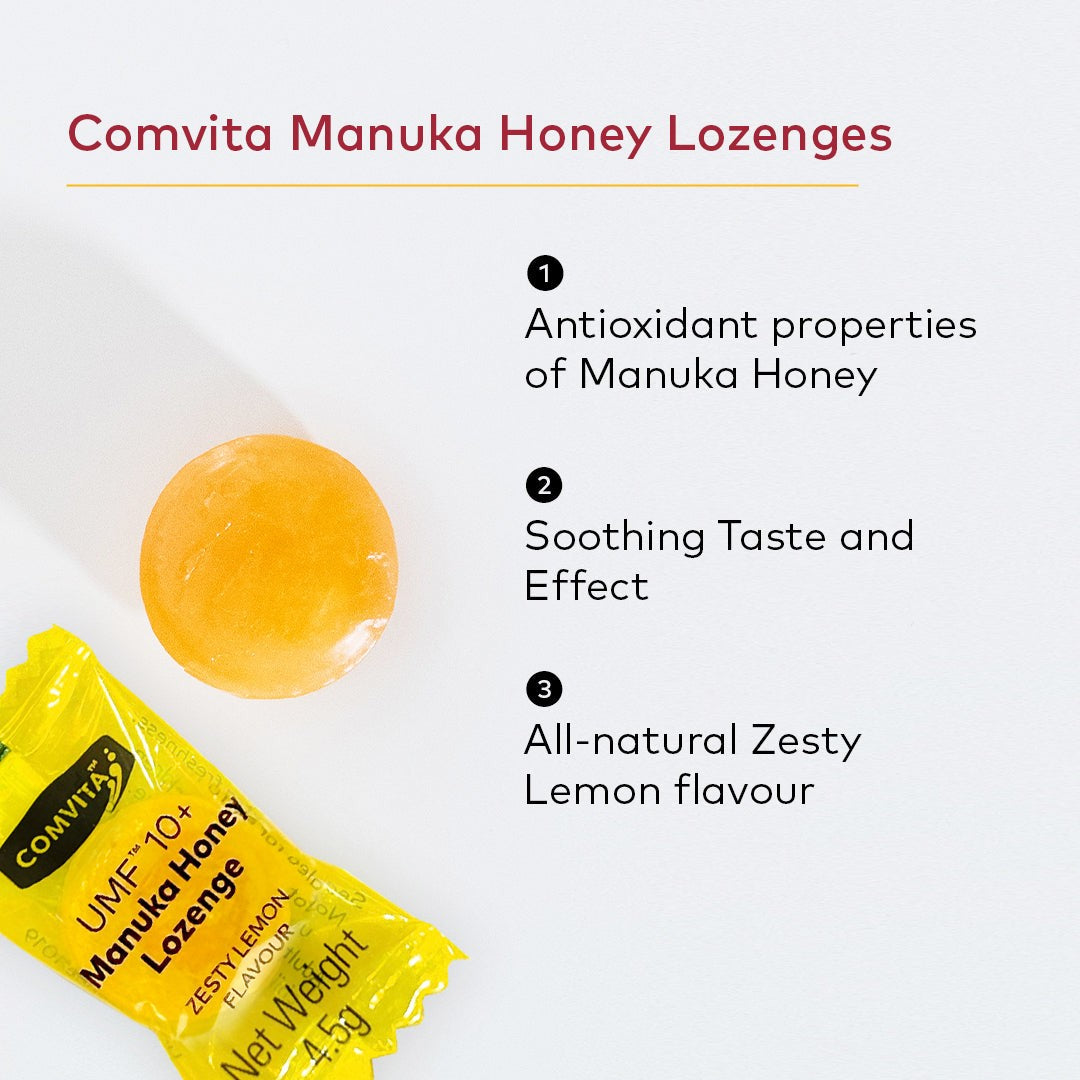 Manuka Honey Lozenges-Lemon & Honey 40s