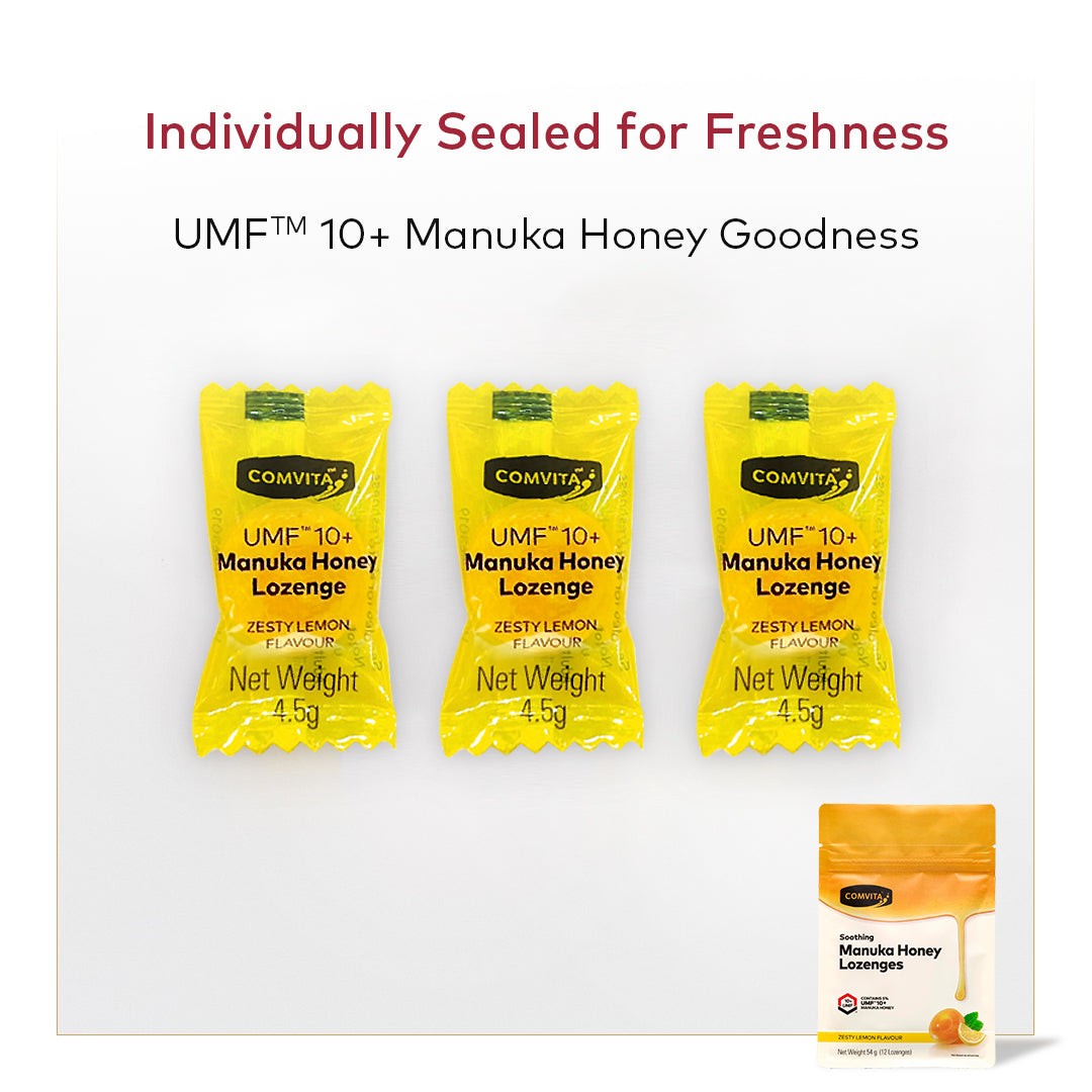 Manuka Honey Lozenges-Lemon & Honey 40s