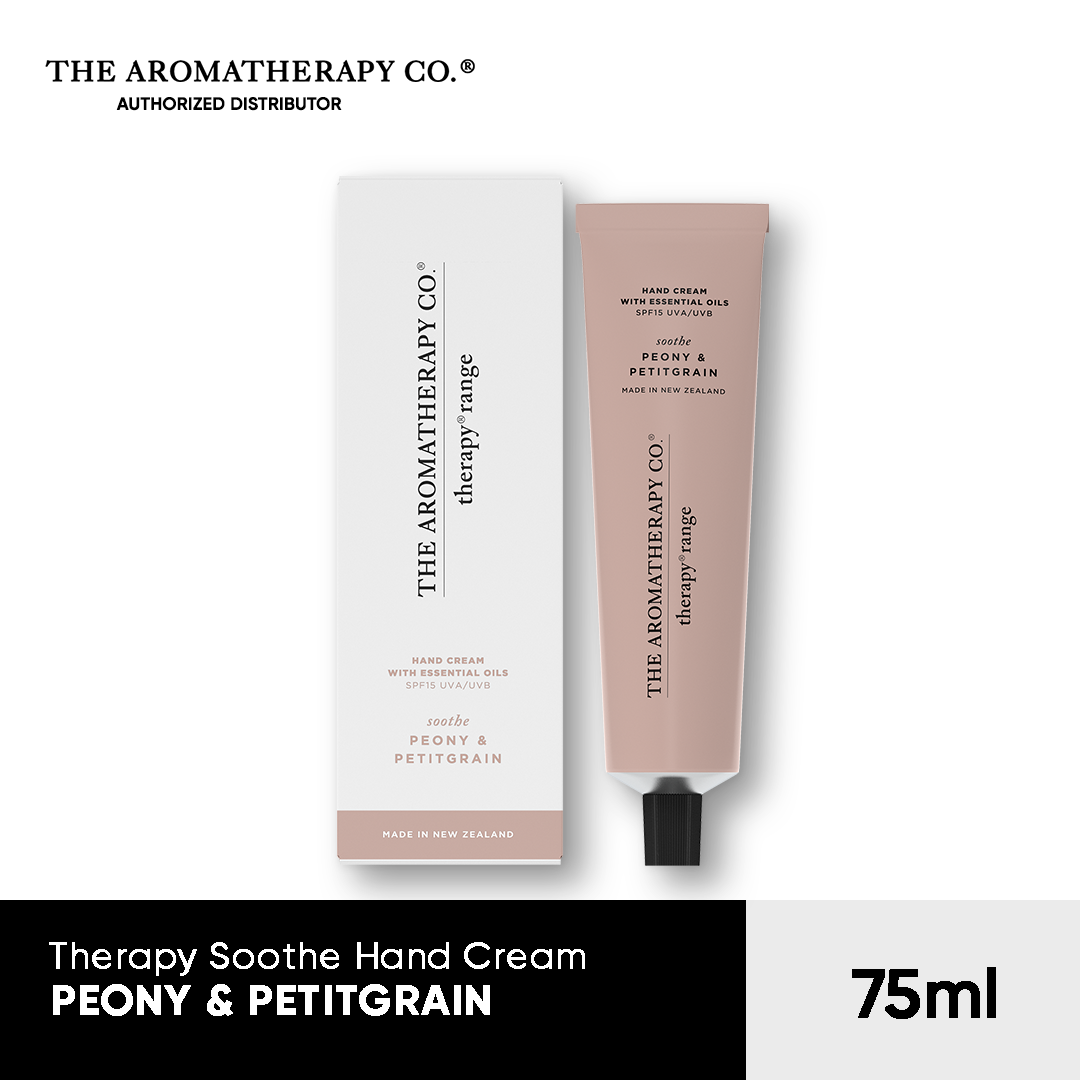 Therapy Hand Cream SPF15 75ML Soothe Peony and Petitgrain
