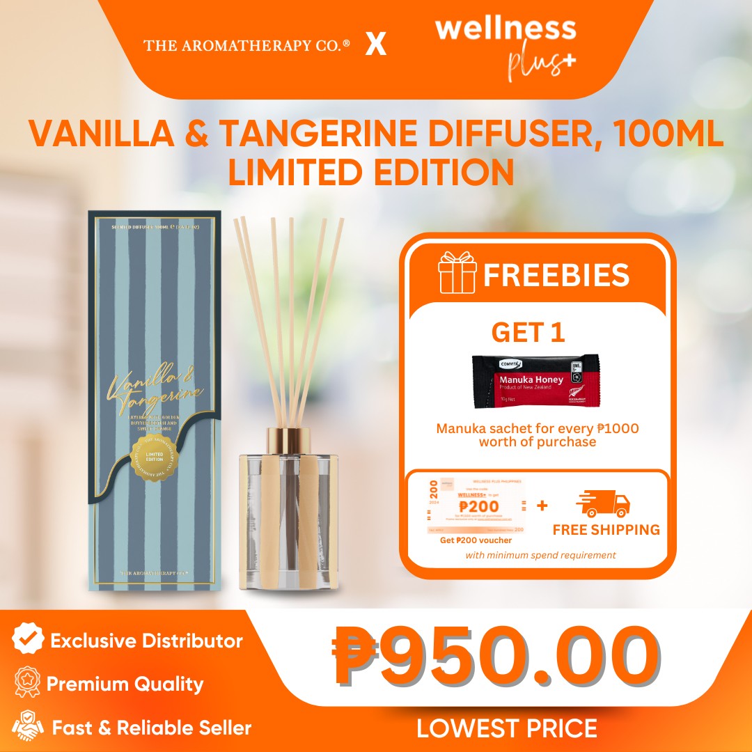 The Aromatherapy Festive Diffuser 100ml Vanilla & Tangerine