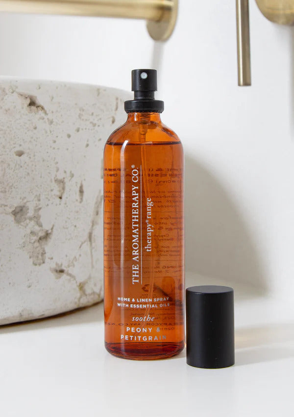 The Aromatherapy Home & Linen Spray Soothe - Peony & Petitgrain