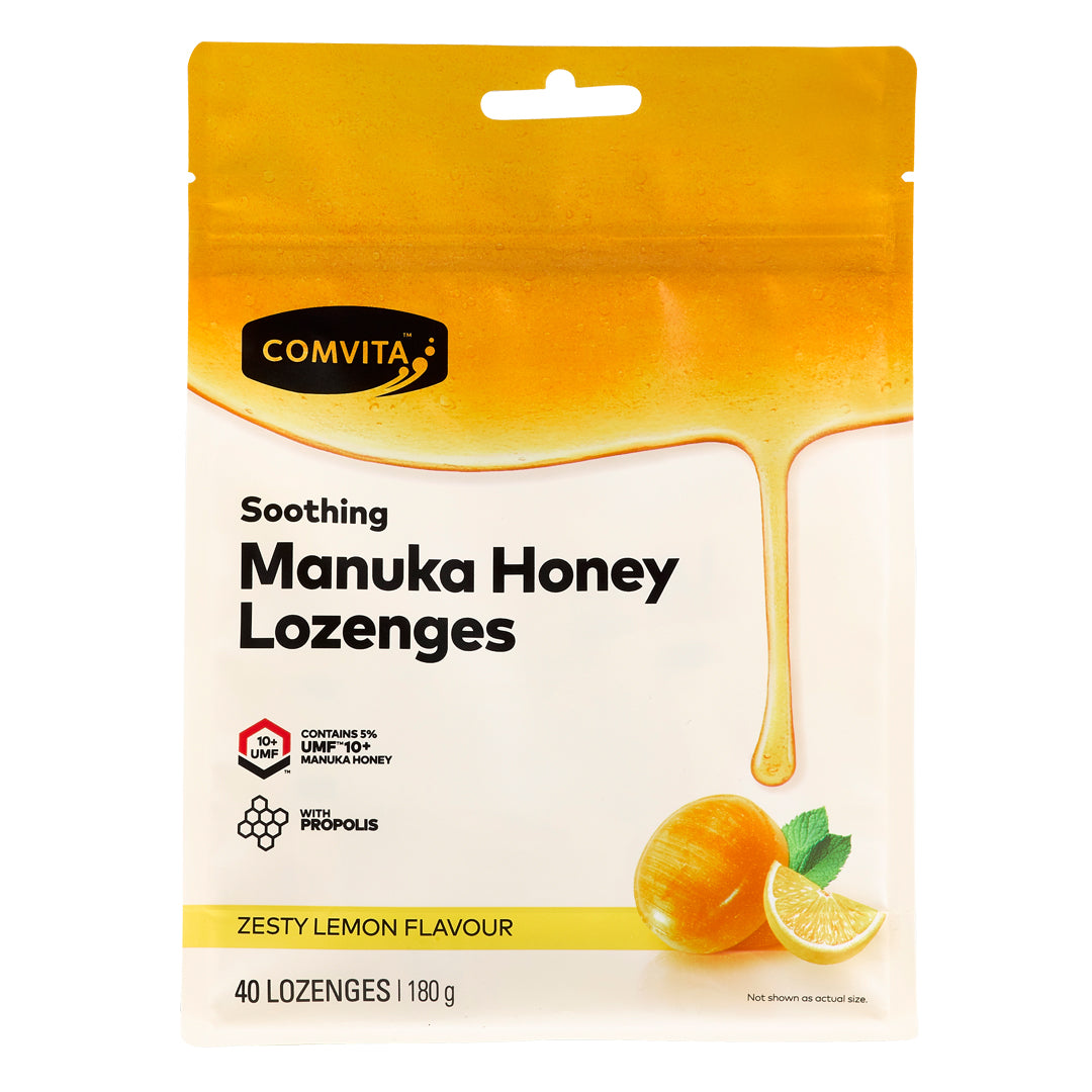 Manuka Honey Lozenges-Lemon & Honey 40s