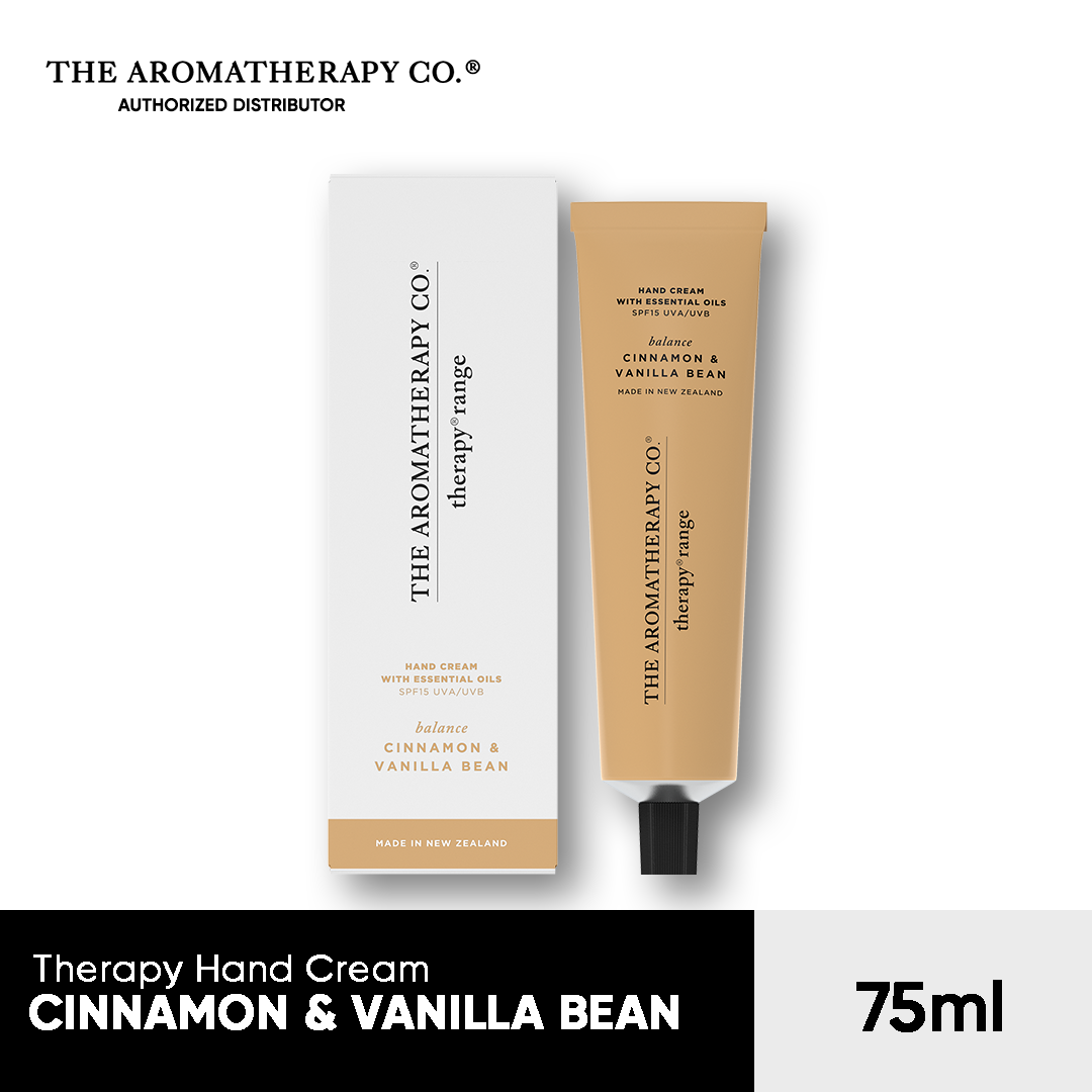 Therapy Hand Cream SPF15 75ML Balance Cinnamon Vanilla Bean
