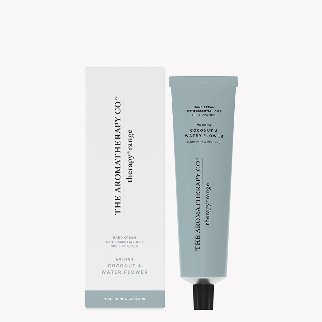 Therapy Hand Cream SPF15 75ML Unwind Coconut and Water Flower